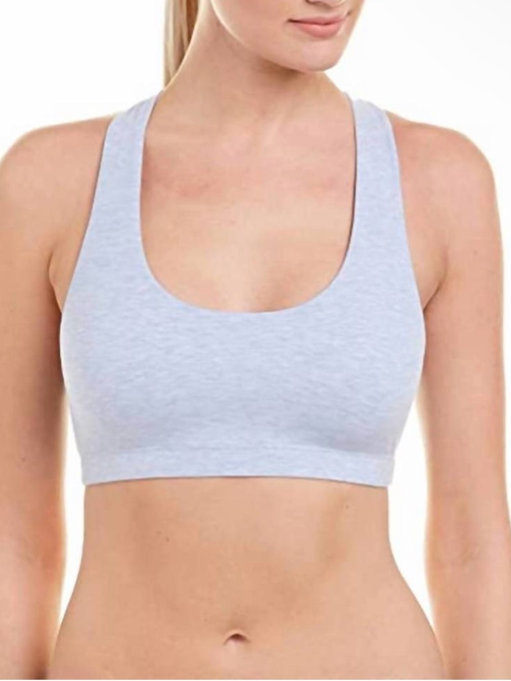 Commando Heather Cotton Racerback Bra